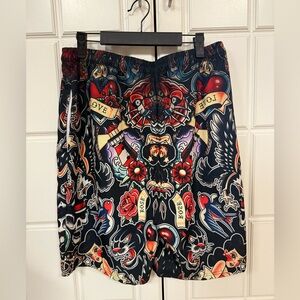 Men's Tattoo Art Swim Shorts